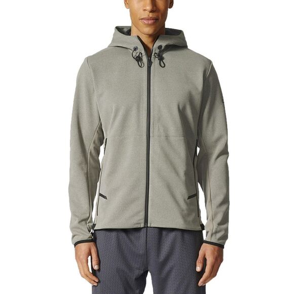 New! ADIDAS Climaheat Men's Hooded Workout Jacket Color Trace Cargo Size XL - Picture 1 of 6